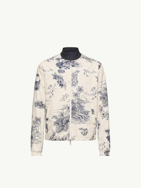 Moncler Reversible Printed Poplin Jacket