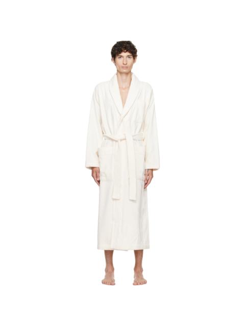 TEKLA Off-White Terry Classic Bathrobe