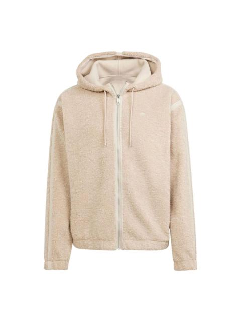 adidas originals Premium Essentials Fleece Jacket 'Beige' IM4441