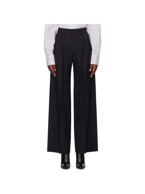 FILIPPA K Black Darcey Wool Trousers