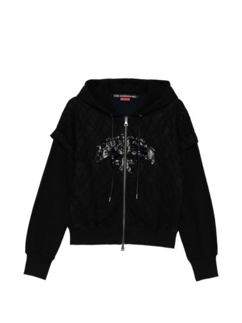 Andersson Bell patterned hooded jacket