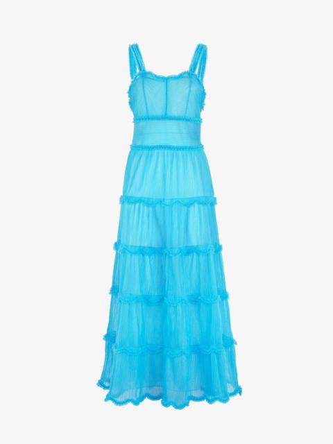 FENDI Light blue nylon dress