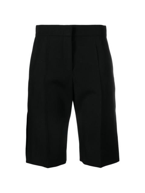 tailored wool shorts