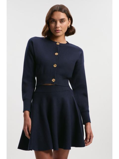 KAREN MILLEN Compact Yarn Full Knitted Skirt