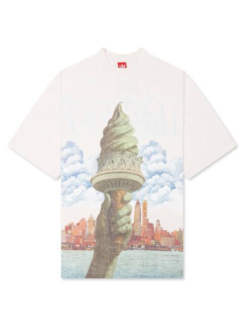 ICECREAM CUSTARD S/S TEE - ANTIQUE WHITE