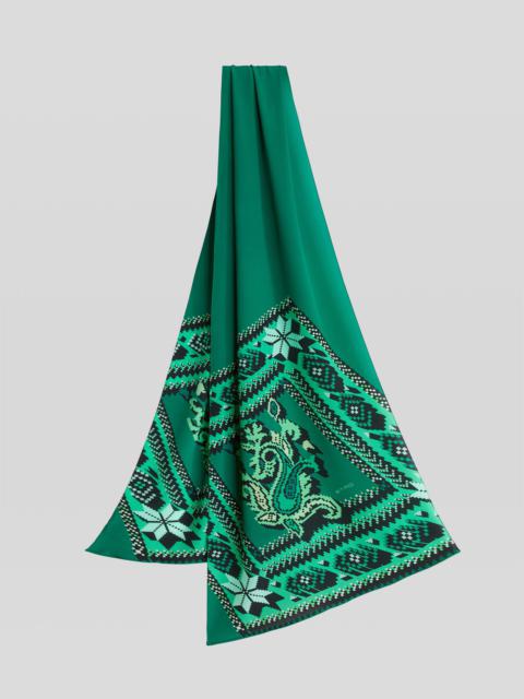 Etro PRINTED SILK SCARF