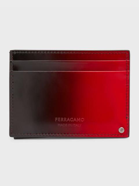 FERRAGAMO Men's Lingotto ID Card Case