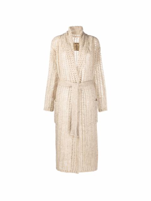 UMA WANG open-knit long cardigan