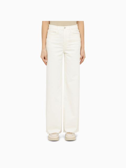 Le Jane white denim jeans