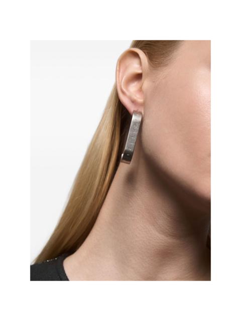 MM6 Maison Margiela logo-engraved earrings