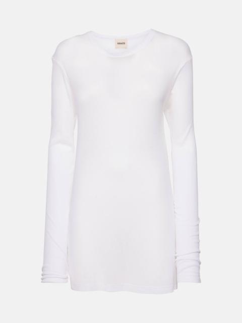 KHAITE The Morton jersey top