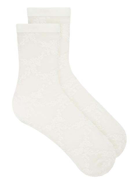 Wolford Floral Lace Socks