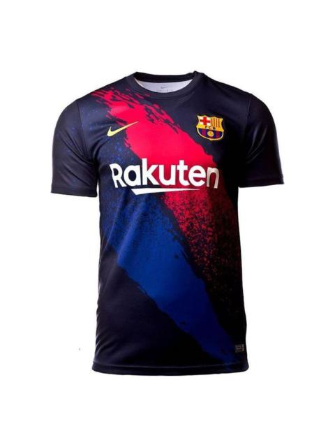 Nike Nike FC Barcelona Striped Jerseys 'Red Navy Blue' AO7531-452