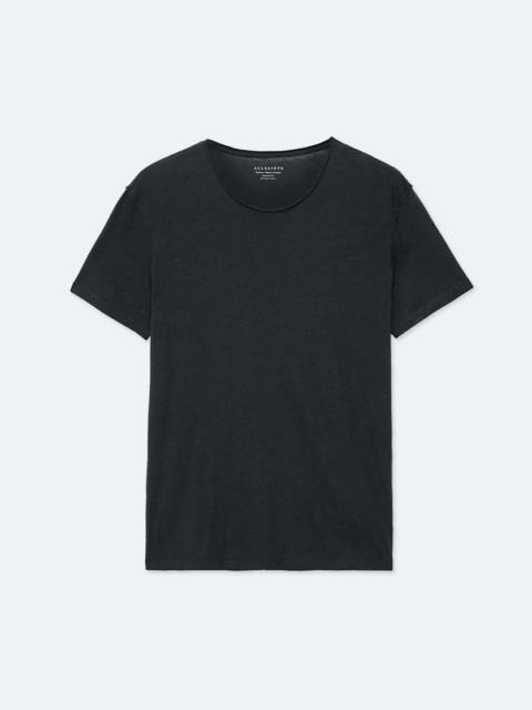 ALLSAINTS FIGURE CREW NECK RAW EDGE T-SHIRT