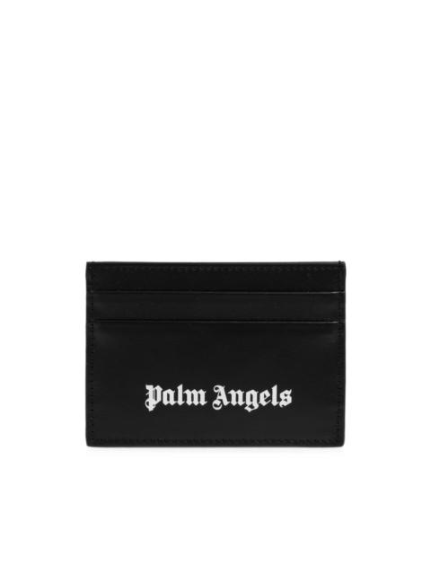 Palm Angels logo-print card holder