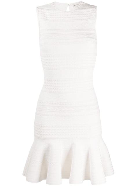 Alexander McQueen scalloped knitted dress