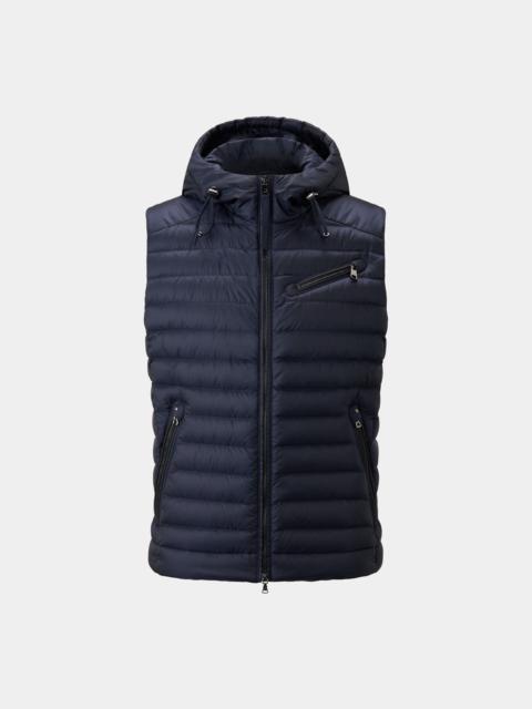 BOGNER Lonne lightweight down vest in Navy blue