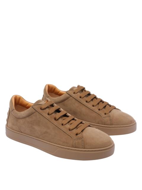 Tod's Tods Sneakers Beige Suede Leather/rubber Sole