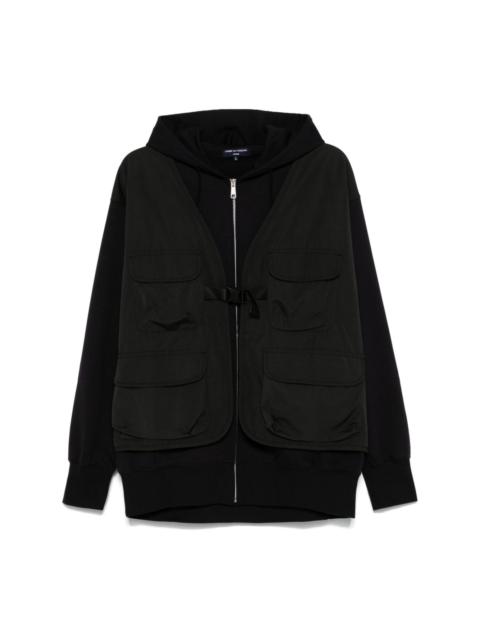 Comme des Garçons Homme layered-design hoodie