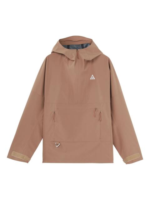 Nike SS22 ACG Solid Color Minimalistic Casual Hooded Jacket Brown DN3910-258