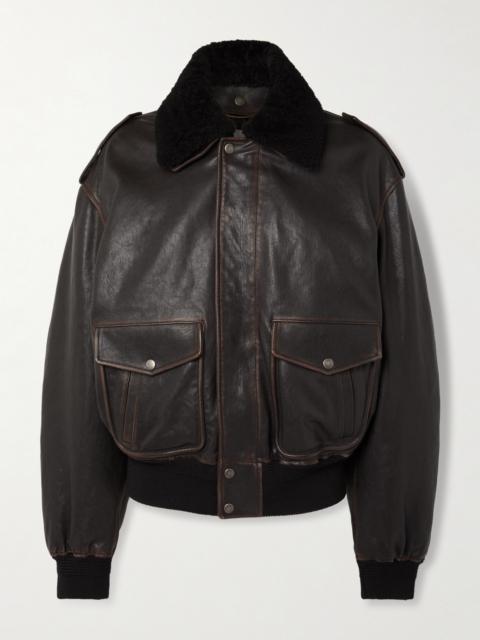 SAINT LAURENT Oversized Shearling Jacket