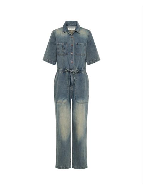 ONE TEASPOON Veronica Denim Jumpsuit - Blue Sand