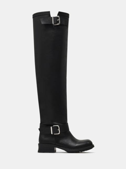 STEVE MADDEN CHOPPER BLACK LEATHER