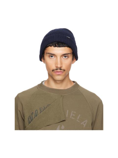 MM6 Maison Margiela Navy Knit Beanie