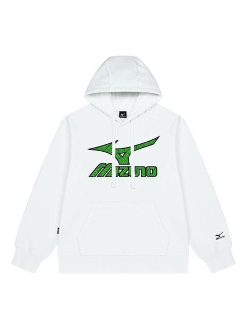 Mizuno Mizuno Logo Casual Hoodie 'White' A2CA2A38