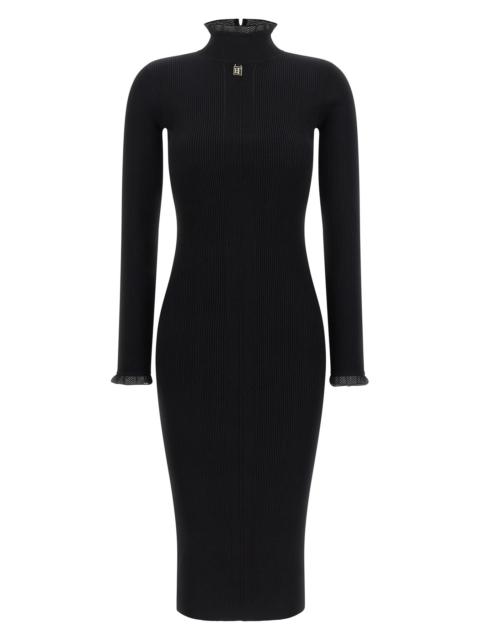 ELISABETTA FRANCHI Ribbed Knit Dress