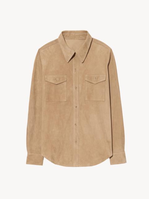 NILI LOTAN LIMITED EXCLUSIVE | AVA SUEDE SHIRT