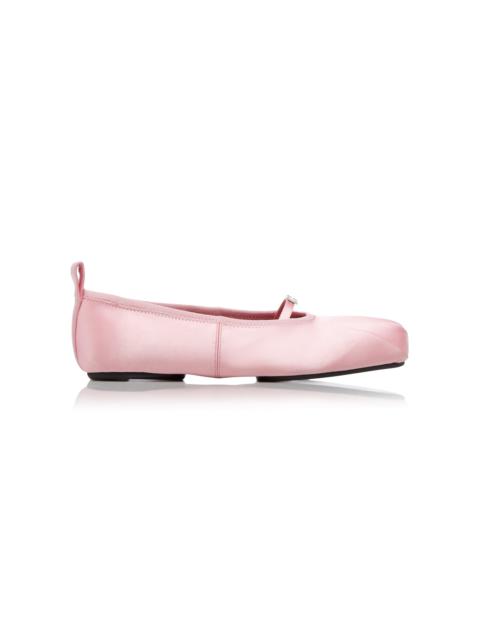 Givenchy Satin Ballet Flats pink