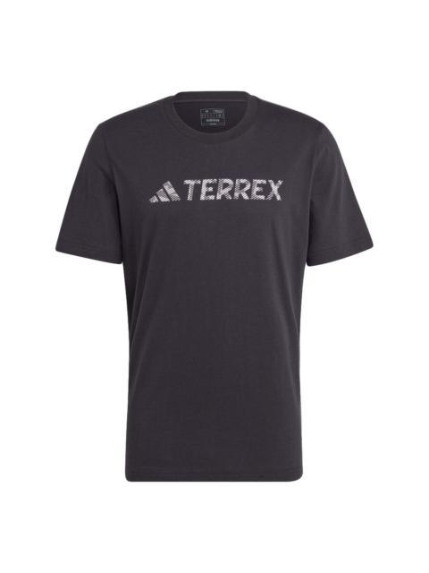 adidas Terrex Classic Logo Tee 'Black' HZ1399