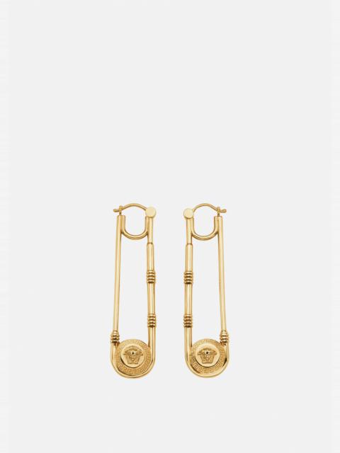 VERSACE Safety Pin Earrings