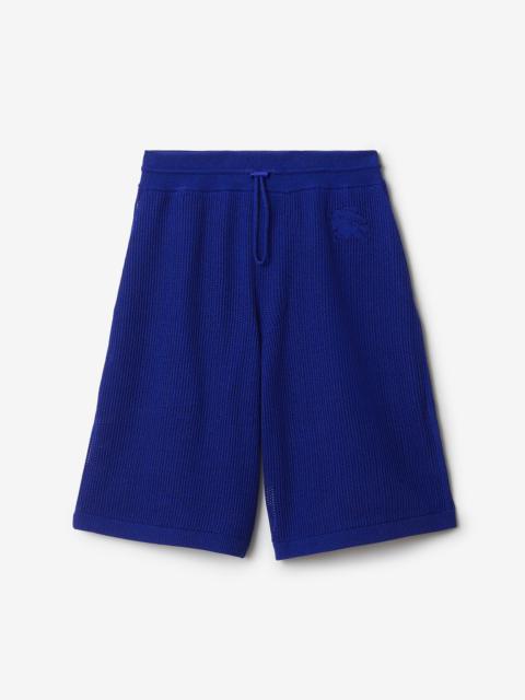 Silk Cotton Mesh Shorts