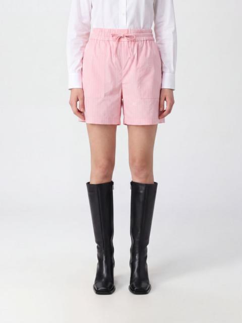 Burberry BURBERRY High-Waisted Striped Cotton Lounge Shorts with Drawstring
