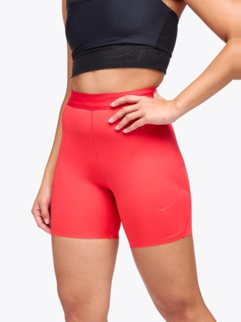 HOKA Women's Novafly 6" Knit Short in Cerise