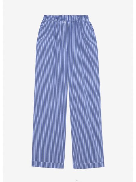 The Frankie Shop Mirca Elastic Pants - Blue Multi Stripe