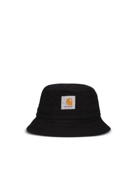 logo-patch cotton hat