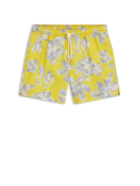BOSS QUICK-DRY SWIM SHORTS WITH ALL-OVER PRINT