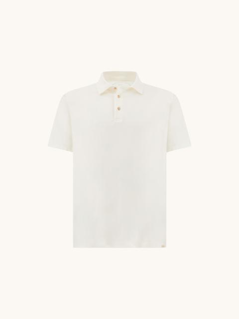 Paul & Shark POLO SHIRT IN GARMENT‑DYED SUVIN COTTON