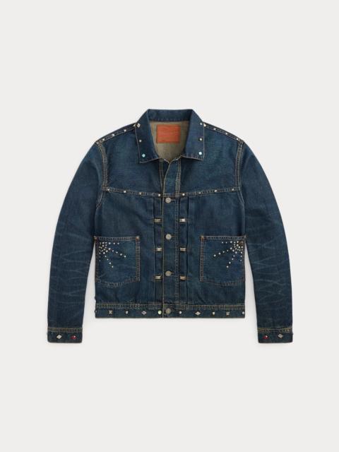 RRL by Ralph Lauren Ridgewood Studded Denim Trucker Jacket