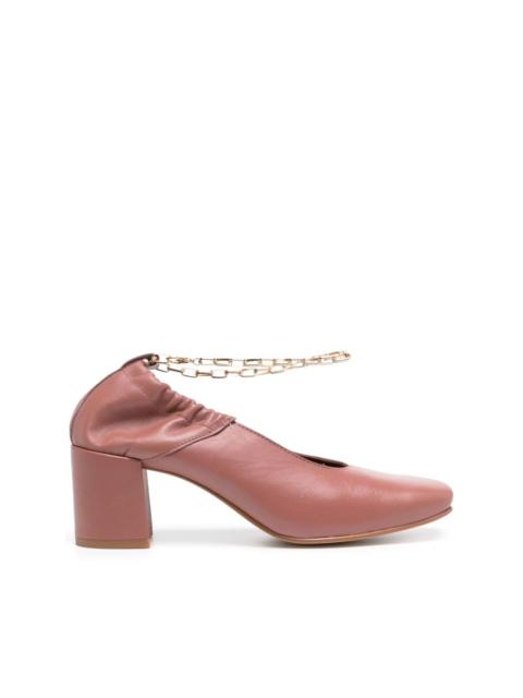 ALOHAS Agent Anklet leather pumps