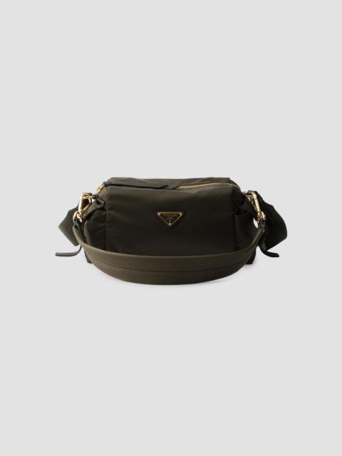 Prada Women's Explore Small Re-Nylon and Leather Shoulder Bag - Green