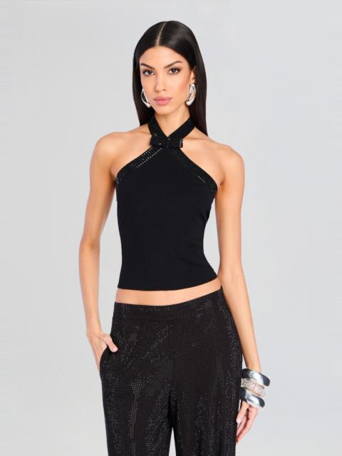 LETTIE EMBELLISHED KNIT TOP