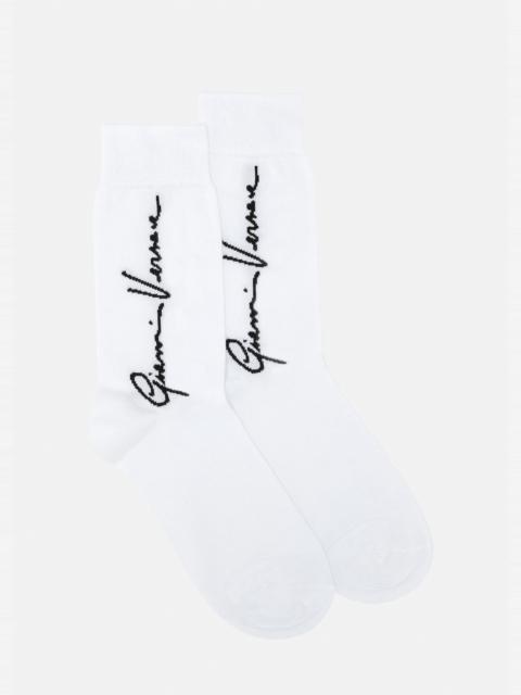 VERSACE GV Signature Motif Jacquard Socks