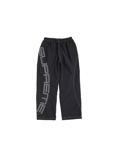 Supreme Supreme Spellout Embroidered Track Pant (SS25) Black