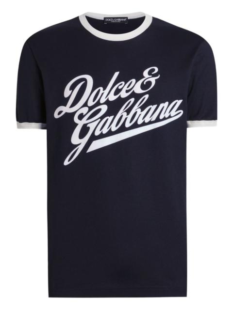 Dolce & Gabbana logo-print crew-neck T-shirt