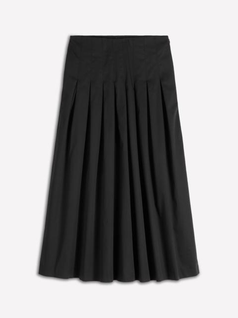 BODEN Valentina Sateen Skirt-Black
