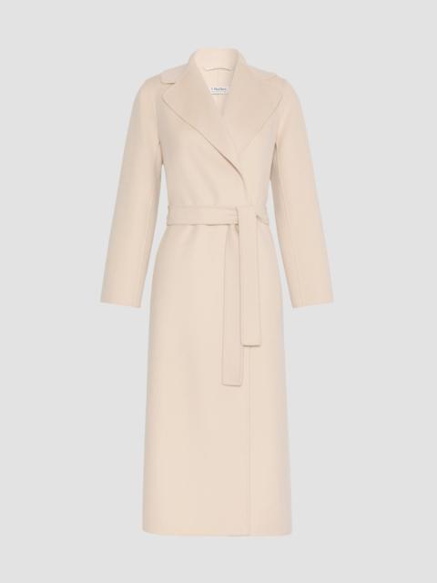 Max Mara Women's Poldo Wool Belted Wrap Coat - Albino